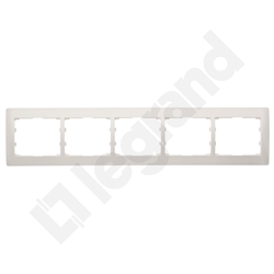 RAMKA PIĘCIOKROTNA POZIOMA PEARL SISTENA LIFE - 771505 - LEGRAND