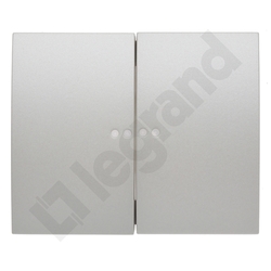 KLAWISZ PODWÓJNY DO MECHANIZMÓW PODŚWIETLANYCH PEARL SISTENA LIFE - 771579 - LEGRAND