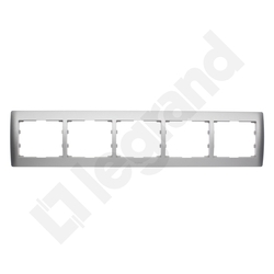 RAMKA PIĘCIOKROTNA POZIOMA METALIC SISTENA LIFE - 771305 - LEGRAND