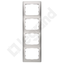 RAMKA POCZWÓRNA PIONOWA METALIC SISTENA LIFE - 771308 - LEGRAND