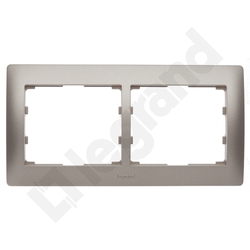 RAMKA PODWÓJNA POZIOMA TITAN SISTENA LIFE - 771402 - LEGRAND