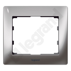 RAMKA POJEDYNCZA CHROME SISTENA LIFE - 771931 - LEGRAND
