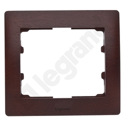 RAMKA POJEDYNCZA MAHOGANY SISTENA LIFE - 771981 - LEGRAND