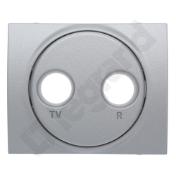 PLAKIETKA DO GNIAZD ANTENOWYCH TV-RD METALIC SISTENA LIFE - 771372 - LEGRAND