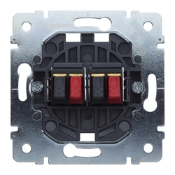 GNIAZDO GŁOŚNIKOWE PODWÓJNE 4 MM2 SISTENA LIFE - 775784 - LEGRAND