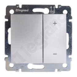 ŚCIEMNIACZ PRZYCISKOWY 40-600W ALUMINIUM VALENA - 770274 - LEGRAND