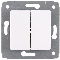 ŁĄCZNIK SCHODOWY PODWÓJNY 10AX BIAŁY CARIVA - 773608 - LEGRAND
