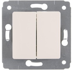 ŁĄCZNIK SCHODOWY PODWÓJNY 10 AX KREMOWY CARIVA - 773708 - LEGRAND