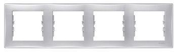 RAMKA POCZWÓRNA POZIOMA ALUMINIUM SEDNA - SDN5800760 - SCHNEIDER ELECTRIC