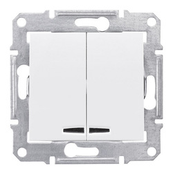 ŁĄCZNIK ŚWIECZNIKOWY Z PODŚWIETLENIEM MODUŁ KREMOWY SEDNA - SDN0300323 - SCHNEIDER ELECTRIC