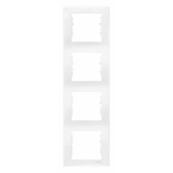 RAMKA POCZWÓRNA PIONOWA BIAŁA SEDNA - SDN5802021 - SCHNEIDER ELECTRIC