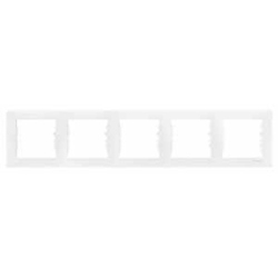 RAMKA PIĘCIOKROTNA POZIOMA BIAŁA SEDNA - SDN5800921 - SCHNEIDER ELECTRIC