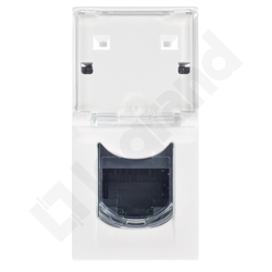 GNIAZDO KOMPUTEROWE POJEDYNCZE 1M 1XRJ45 KAT. 6 UTP MOSAIC - 076561 - LEGRAND