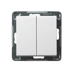 ŁĄCZNIK PODWÓJNY SCHODOWY BIAŁY SONATA - ŁP-10R/m/00 - OSPEL