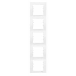 RAMKA PIĘCIOKROTNA PIONOWA BIAŁA SEDNA - SDN5801521 - SCHNEIDER ELECTRIC