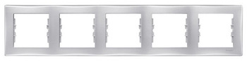 RAMKA PIĘCIOKROTNA POZIOMA ALUMINIUM SEDNA - SDN5800960 - SCHNEIDER ELECTRIC