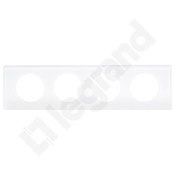 RAMKA POCZWÓRNA POZIOMA/PIONOWA SZKŁO KAOLIN CELIANE - 069314 - LEGRAND