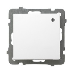 ŁĄCZNIK KRZYŻOWY BIAŁY AS - ŁP-4G/m/00 - OSPEL