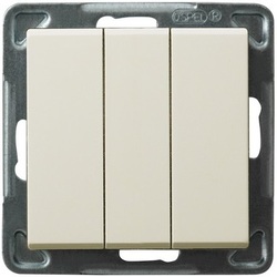 ŁĄCZNIK POTRÓJNY ECRU SONATA - ŁP-13R/m/27 - OSPEL