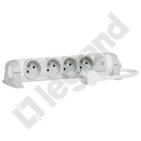 PRZEDŁUŻACZ Z WYŁĄCZNIKIEM 4X2P+Z 3.0 M - 50076 - LEGRAND