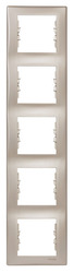 RAMKA PIĘCIOKROTNA PIONOWA SATYNA SEDNA - SDN5801568 - SCHNEIDER ELECTRIC