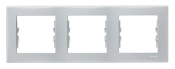 RAMKA POTRÓJNA POZIOMA SZARA SEDNA - SDN5800533 - SCHNEIDER ELECTRIC