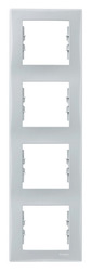 RAMKA POCZWÓRNA PIONOWA SZARA SEDNA - SDN5802033 - SCHNEIDER ELECTRIC