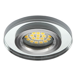 OPRAWKA SUFITOWA PUNKTOWA P/T MR16 50W GX5.3 SZKŁO SREBNE MORTA CT-DSO50-SR - 19442 - KANLUX