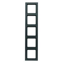 RAMKA PIĘCIOKROTNA ANTRACYT AKSAMIT Q.3 - 10156096 - HAGER - BERKER