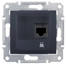 GNIAZDO KOMPUTEROWE KAT. 5E, GRAFITOWE SEDNA - SDN4300170 - SCHNEIDER ELECTRIC