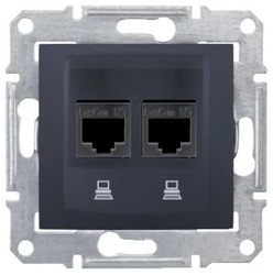 GNIAZDO KOMPUTEROWE KAT. 6, GRAFITOWE SEDNA - SDN4700170 - SCHNEIDER ELECTRIC