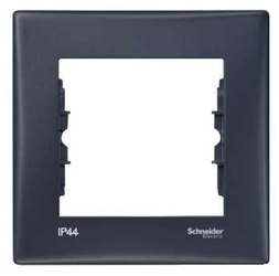 RAMKA POJEDYNCZA IP44, GRAFITOWA - SDN5810170 - SCHNEIDER ELECTRIC