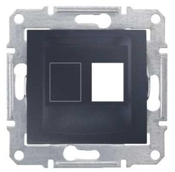 PŁYTKA DO 1XRJ45: AMP, MOLEX, GRAFITOWA SEDNA - SDN4300670 - SCHNEIDER ELECTRIC