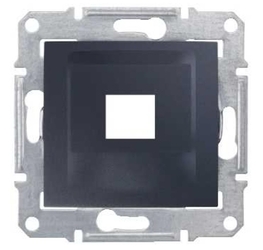 PŁYTKA DO 1XRJ45: SYSTIMAX, GRAFITOWA SEDNA - SDN4300570 - SCHNEIDER ELECTRIC