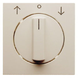 ELEMENT CENTRALNY Z POKRĘTŁEM DO ŁĄCZNIKA ŻALUZJOWEGO OBROTOWEGO KREMOWY B.KWADRAT - 5310808982 - HAGER - BERKER