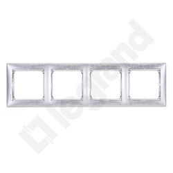 RAMKA POCZWÓRNA ALUMINIUM KUBIZM VALENA  - 770344 - LEGRAND