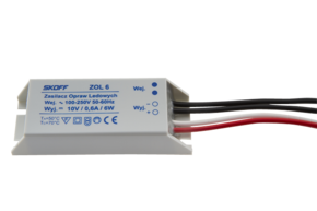 ZASILACZ LED 6W 10V IP20 DC ZOL6 - ZL-006-C-1-1-ML-PL-01 - SKOFF