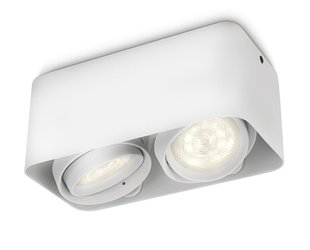 OPRAWA DOMOWA SUFITOWA PUNKTOWA LED 2X3W IP20 2700K 330LM Z ŹRÓDŁEM EEL=A+ AFZELIA WHITE - 532023116 - PHILIPS ŹRÓDŁA