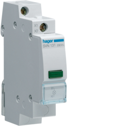 LAMPKA SYGNALIZACYJNA ZIELONA 12/48V AC - SVN131 - HAGER - BERKER