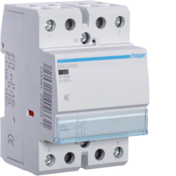 STYCZNIK CICHY 2NO 40A 24V AC/DC. - ESD240S - HAGER - BERKER