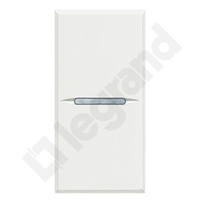 PRZYCISK 2-POLOWY /NO 1 MODUŁ AXIAL BIAŁY AXOLUTE  - HD4044 - LEGRAND