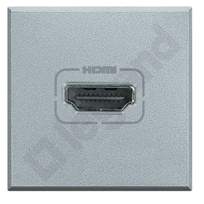GNIAZDO HDMI 2 MODUŁY ALU AXOLUTE - HC4284 - LEGRAND