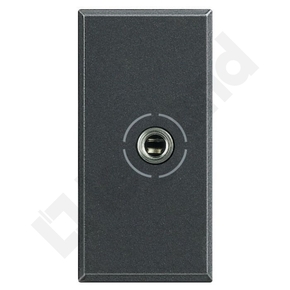 GNIAZDO AUDIO JACK 3,5 1 MODUŁ ANTRACYT AXOLUTE - HS4280 - LEGRAND