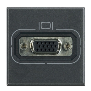 GNIAZDO WIDEO HD15 2 MODUŁY ANTRACYT AXOLUTE - HS4282 - LEGRAND