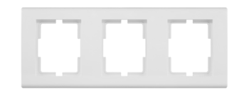 RAMKA POTRÓJNA BIAŁA CATRIN  - 2173-00 - ELEKTRO-PLAST NASIELSK