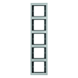 RAMKA PIĘCIOKROTNA PIONOWA ALU K.5 - 13537003 - HAGER - BERKER