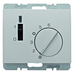 REGULATOR TEMPERATURY POMIESZCZENIA ZE STYKIEM ZWIERNYM ALU K.5 - 20307103 - HAGER - BERKER