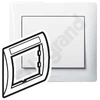 RAMKA ARCTIC POJEDYNCZA Z POLEM OPISOWYM SISTENA LIFE  - 771013 - LEGRAND