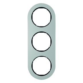 RAMKA POTRÓJNA SERIE ALU/CZARNY R.CLASSIC - 10132084 - HAGER - BERKER