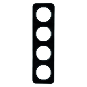 R.1 Ramka 4-krotna, czarny, połysk - 10142145 - HAGER - BERKER